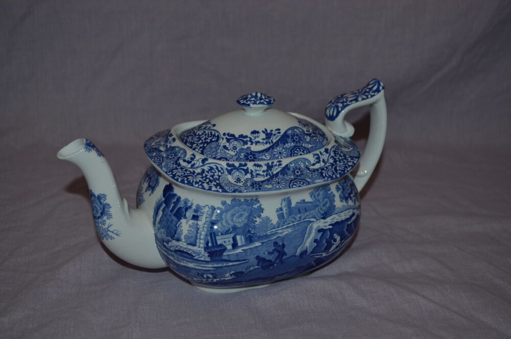 Copeland Spode Blue and White Italian Teapot