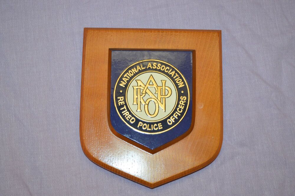 National Association Retired Police Officers Wall Plaque