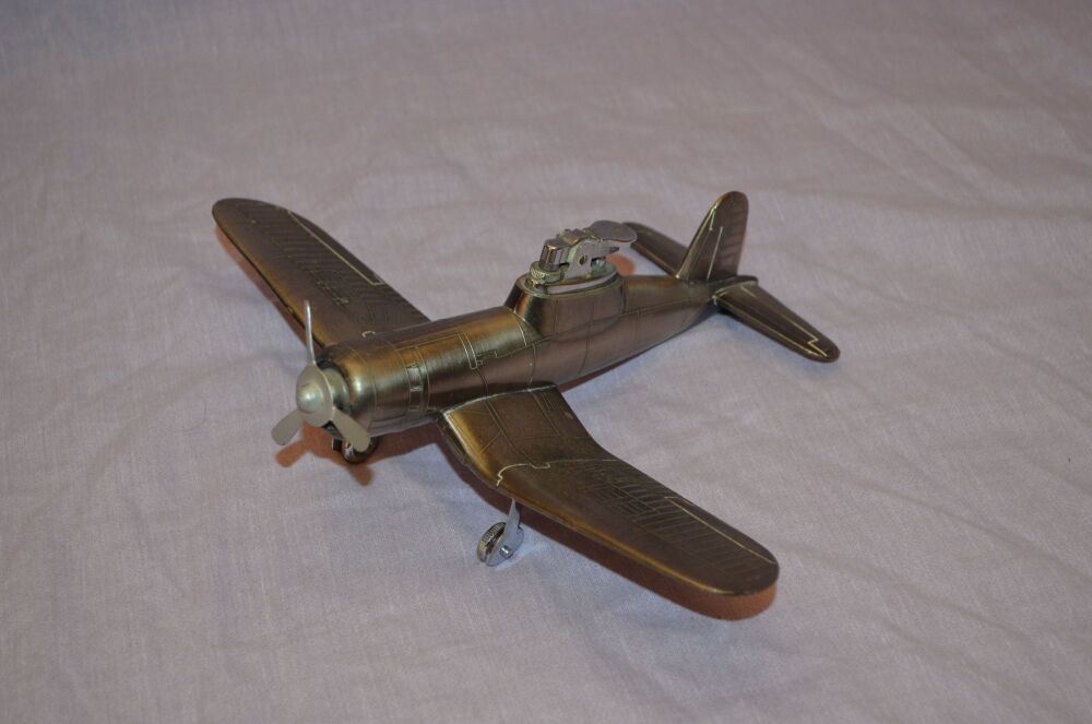Vintage F4U-1 Corsair Fighter Plane Table Lighter