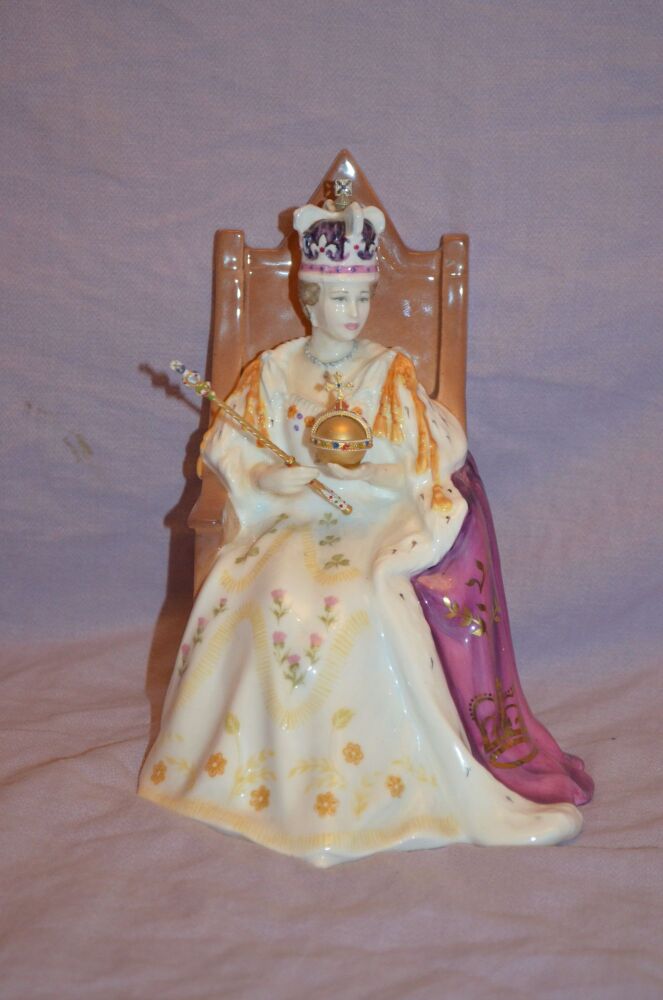 Royal Doulton Limited Edition Queen Elizabeth II Coronation Figure HN4476