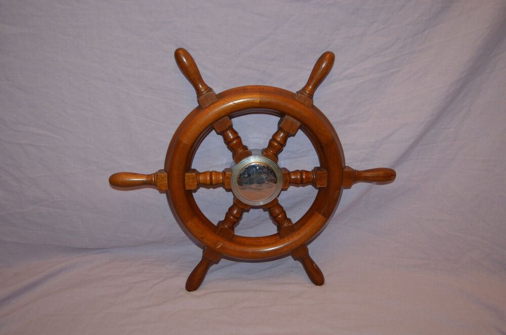 Nautical Wooden Boat Steering Wheel 12’’