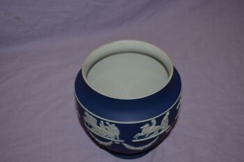 Adams Jasper Ware Dark Blue Urn (3)