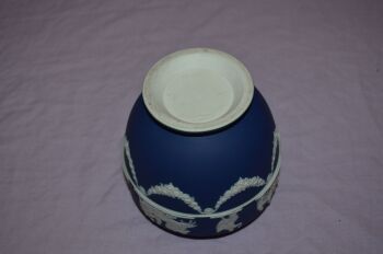 Adams Jasper Ware Dark Blue Urn (4)