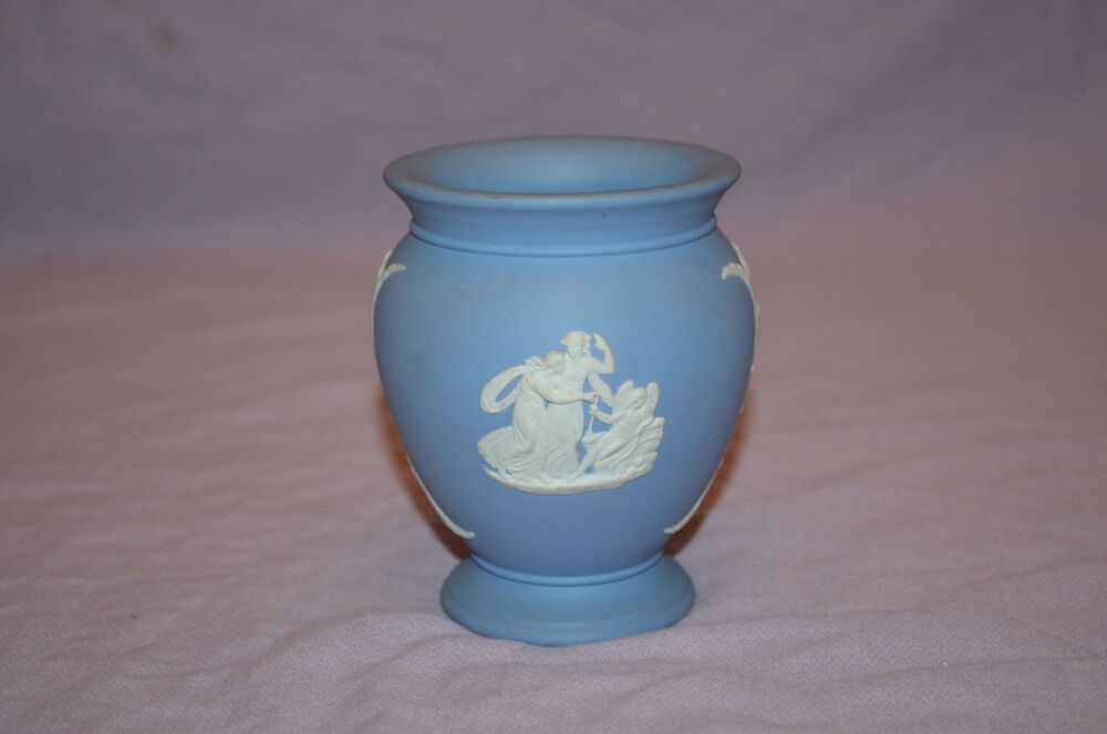 Wedgewood Jasper Ware Short Vase