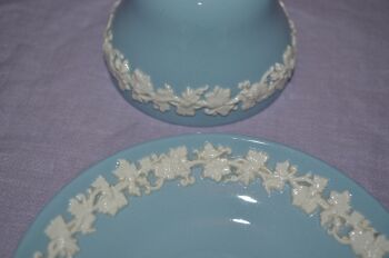 Wedgewood Embossed Queens Ware Cup and Saucer (3)