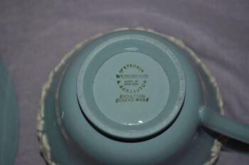 Wedgewood Embossed Queens Ware Cup and Saucer (5)