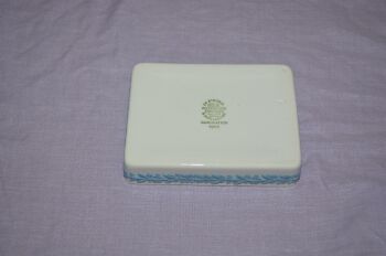 Wedgewood Embossed Queens Ware Trinket Box, Coronation 1953 (4)