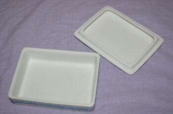 Wedgewood Embossed Queens Ware Trinket Box, Prince Philip 1953 (3)