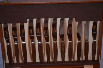 Glosswood Mid Century 44 Piece Canteen of Cutlery (2)