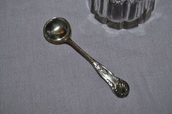 Silver and Cut Glass Mustard Pot (6)