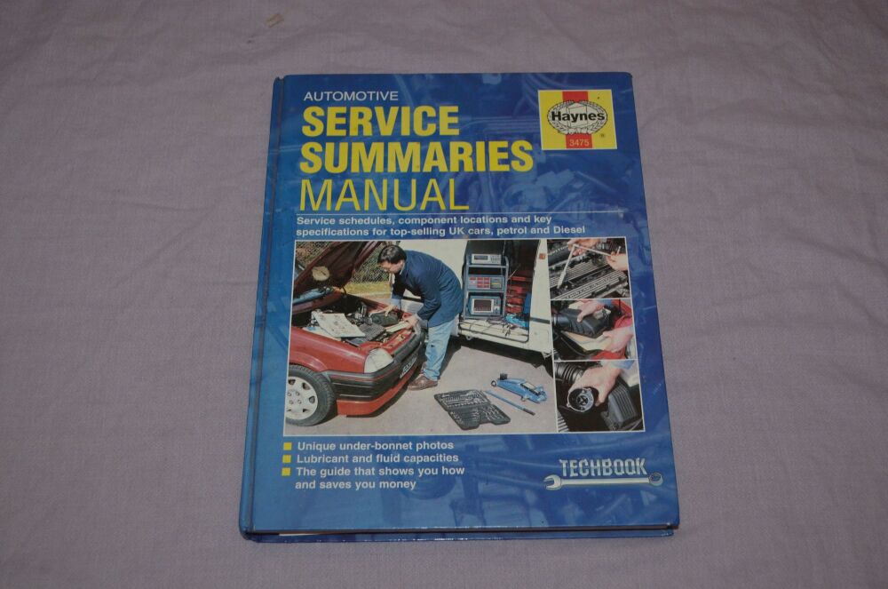 Haynes Automotive Service Summaries Manual