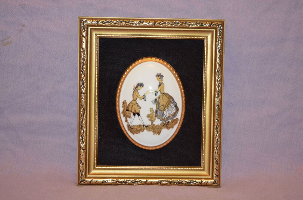 Harleigh China Silhouette Series Wall Plaque #1