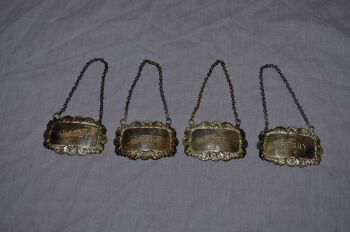 Set of 4 Decanter Labels (2)