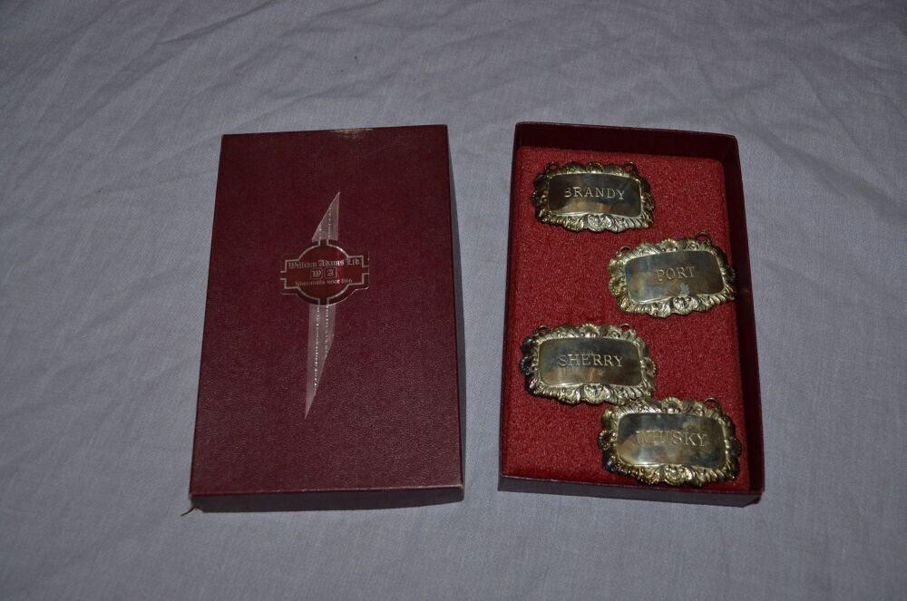 Set of 4 Decanter Labels