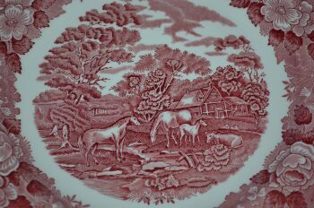 Adams Dinner Plate English Scenic (2)