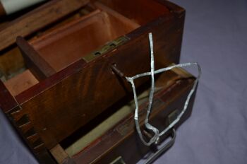 Old Wooden Shop Till with Keys (10)