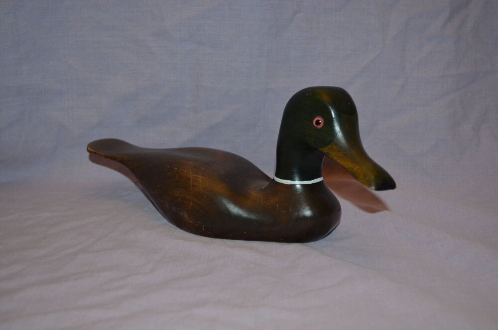 Wooden Mallard Duck by Detlef Freese