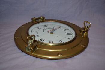 Brass Porthole Wall Clock (2)