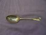 Solid Silver Rattail Spoon. London 1721. Andrew Archer. George 1.