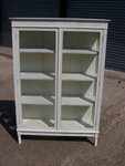 Painted Display Cabinet. Shabby Chic.