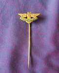 Southport Motor Club and British Beach Racing Club 9ct Gold Tie Pin. 1930's
