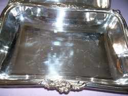 Vintage Silver Plated Entree Serving Dish Tureen.