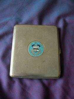 Southport Motor Club and British Beach Racing Club Silver Cigarette Case. 19