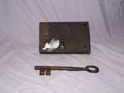 Victorian Lock with key.