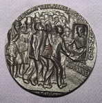 Lusitania British Propaganda Medal.  