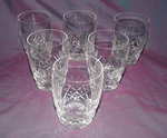 Set of 6 Stuart Crystal Tumblers. Glengarry Pattern.