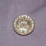 WW2 Kings Crown For Loyal Service Lapel Badge.