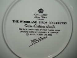 Woodland Birds Collection Set of Four Royal Albert Plates (5)