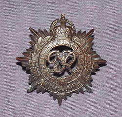 Royal Army Service Corps Bronze Cap Badge