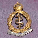 Royal Army Medical Corps Collar Badge.