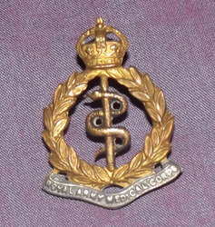 Royal Army Medical Corps Collar Badge