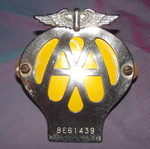 Vintage AA Badge.