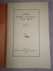 Model Aeronautics Year Book 1935-36 By Frank Zaic 1st edition (2)