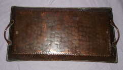 Newlyn Rectangular Copper Tray John Pearson (2)