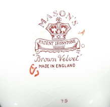 Masons Brown Velvet Hexagonal Lidded Pot (2)