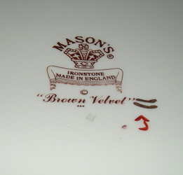 Masons Brown Velvet 10.5 Inch Dinner Plate (3)