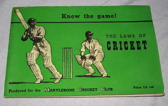 Know the Game The Laws of Cricket. 1958.