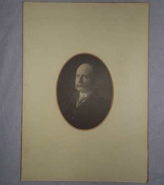 Edwardian Photograph Gentleman with Moustache Portrait.    
