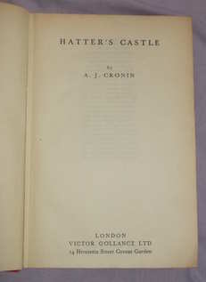 Hatters Castle by A J Cronin (3)