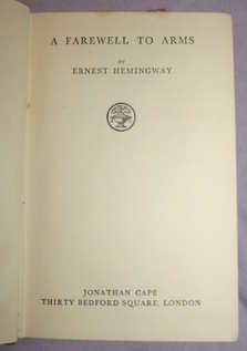 A Farewell to Arms by Ernest Hemingway (3)