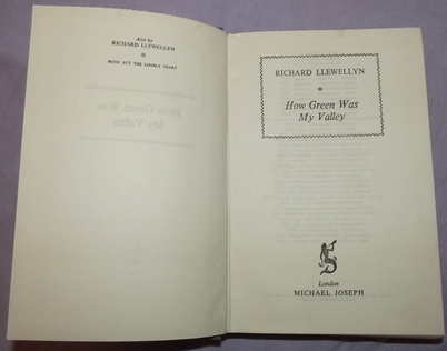How Green Was My Valley by Richard Llewellyn (3)