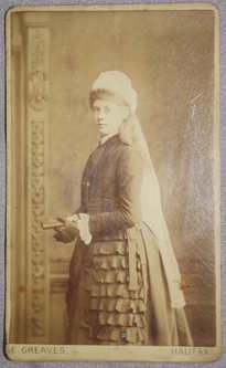 Victorian CDV Photograph Lady Standing