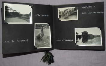 Photograph and Postcard Album 1950’s Stratford on Avon, Leamington Spa