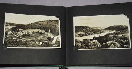 Photograph and Postcard Album 1950’s Clevedon Somerset, Bath and Cheddar