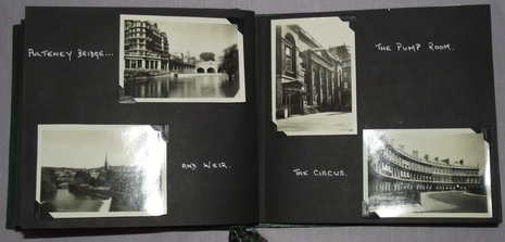 Photograph and Postcard Album 1950’s Clevedon Somerset, Bath and Cheddar