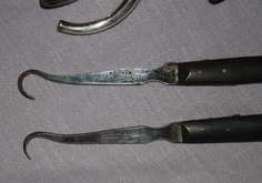 Set of Victorian Tracheotomy Instruments